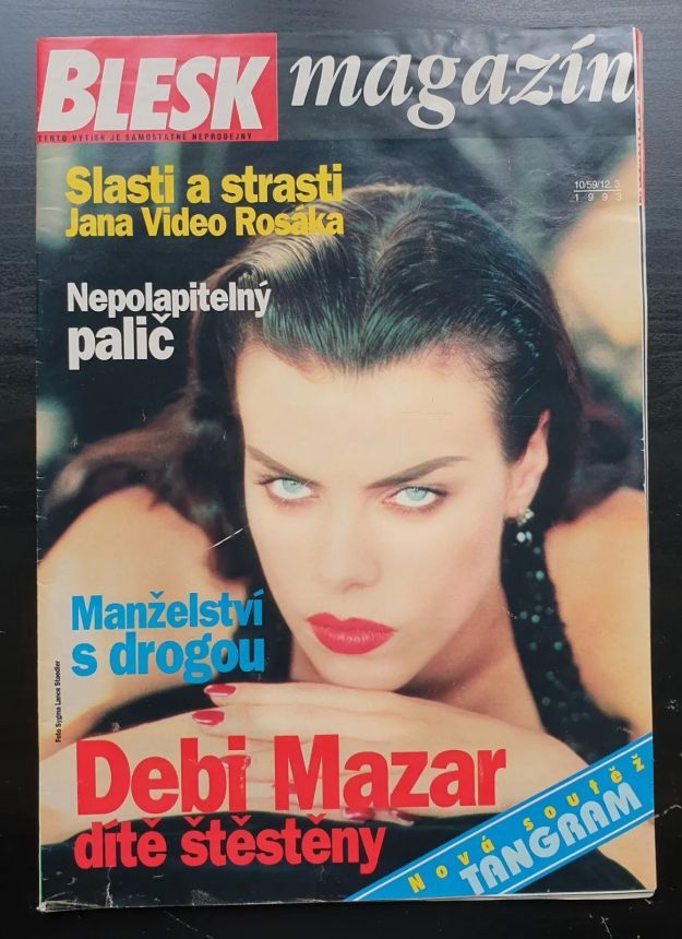 BLESK MAGAZIN magazine side cover  October 1993