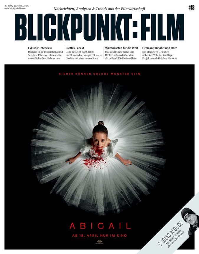 BLICKPUNKT: FILM magazine side cover Issue 13 25 March 2024