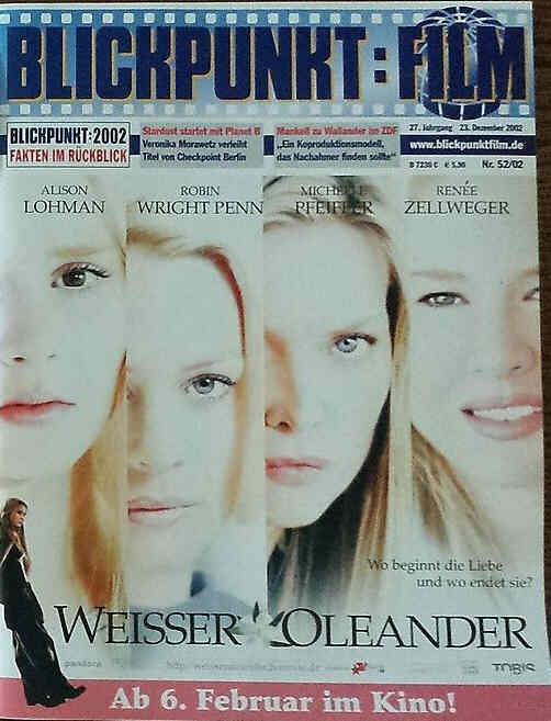BLICKPUNKT: FILM magazine side cover Issue 52 23 December 2002