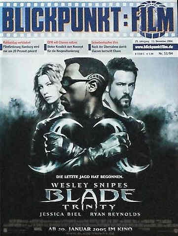 BLICKPUNKT: FILM magazine side cover Issue 51 13 December 2004
