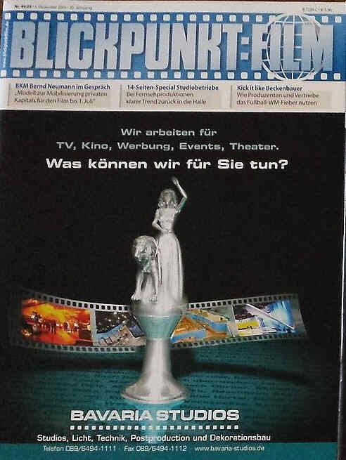 BLICKPUNKT: FILM magazine side cover Issue 49 5 December 2005