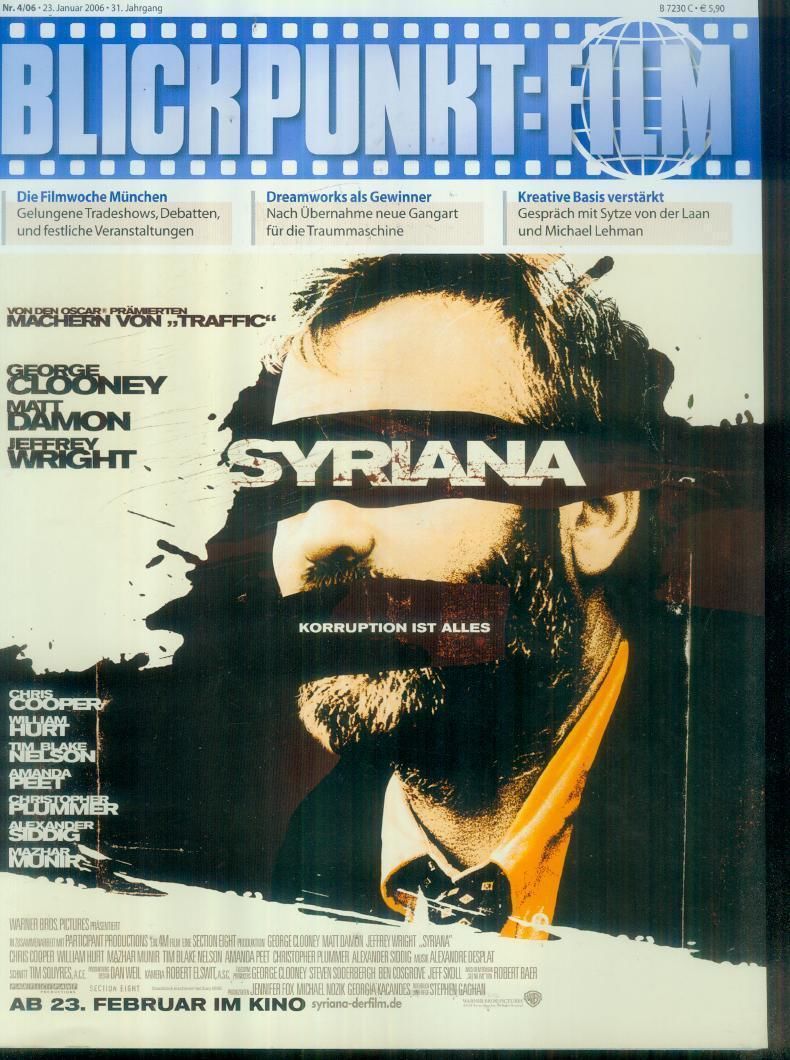 BLICKPUNKT: FILM magazine side cover Issue 4 23 January 2006