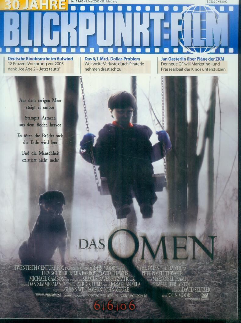 BLICKPUNKT: FILM magazine side cover Issue 19 8 May 2006
