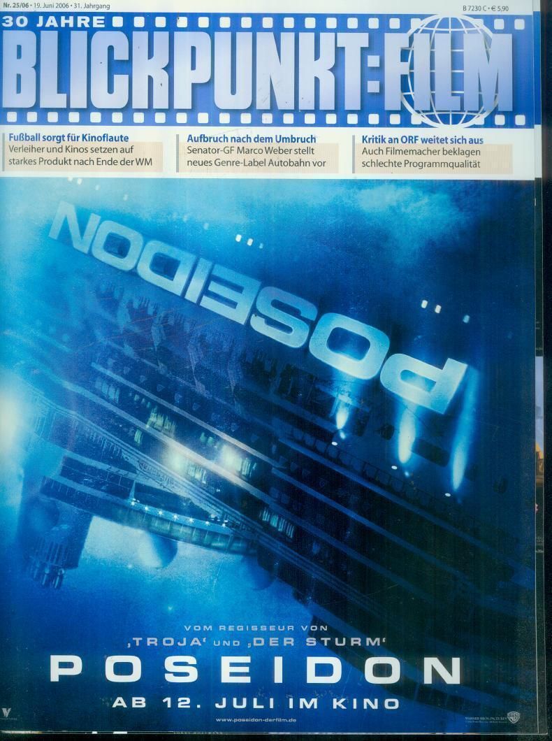 BLICKPUNKT: FILM magazine side cover Issue 25 19 June 2006