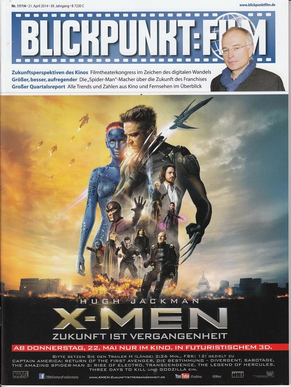 BLICKPUNKT: FILM magazine side cover Issue 17 21 April 2014