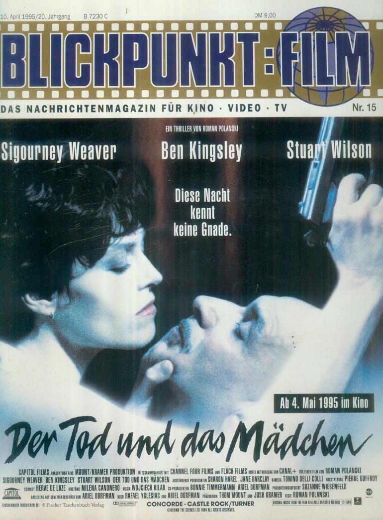 BLICKPUNKT: FILM magazine side cover Issue 15 10 April 1995