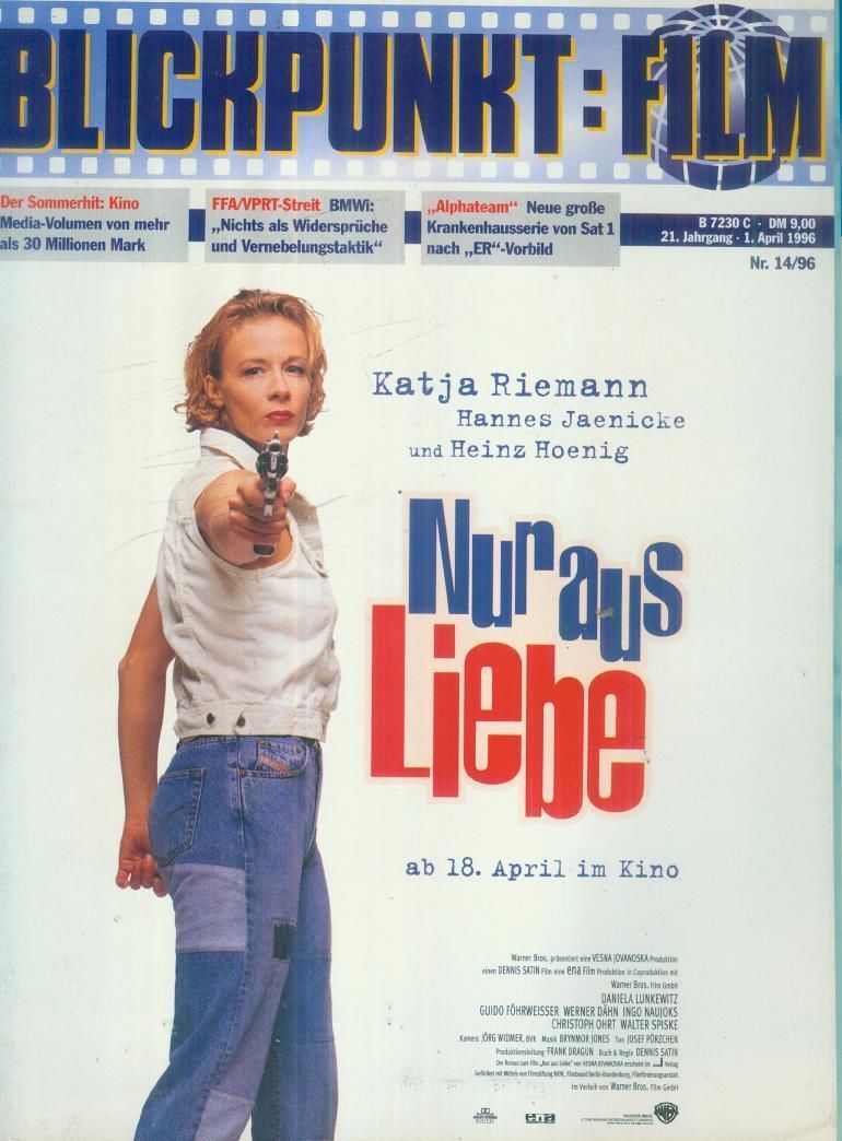 BLICKPUNKT: FILM magazine side cover Issue 14 1 April 1996