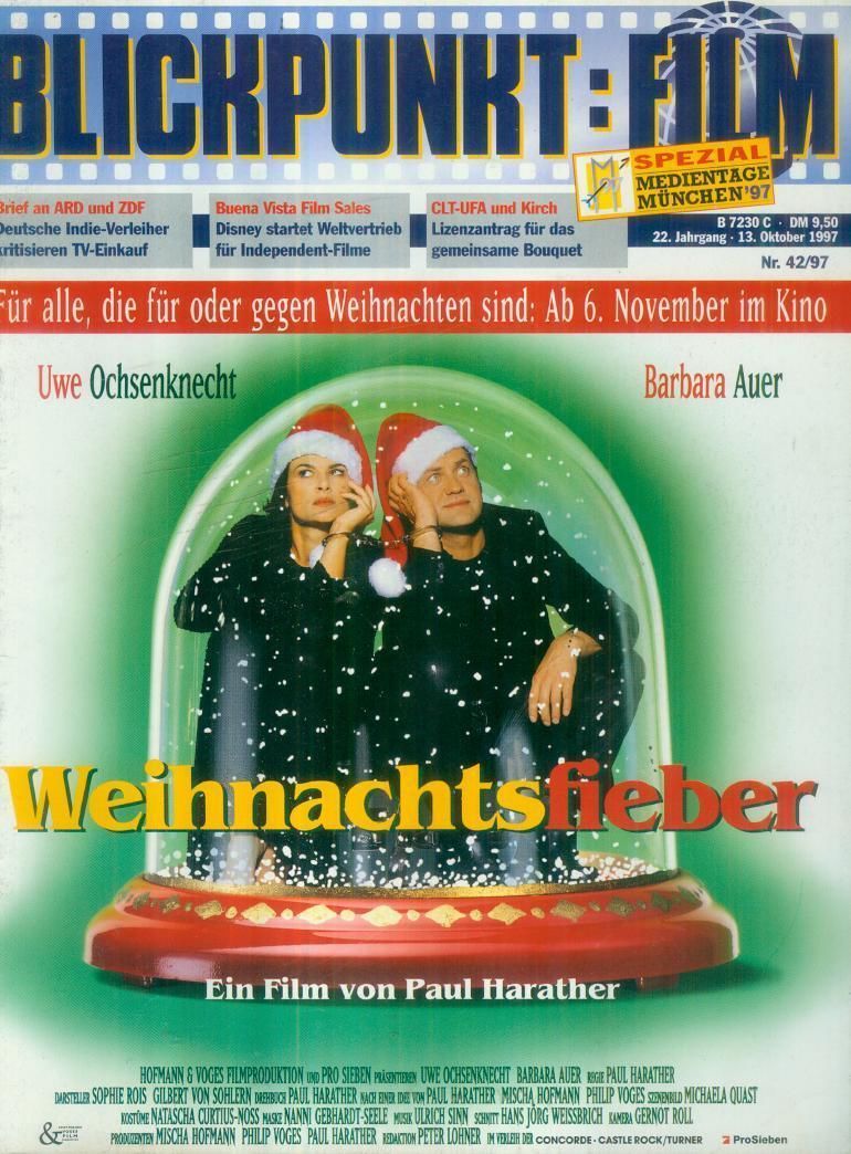 BLICKPUNKT: FILM magazine side cover Issue 42 13 October 1997