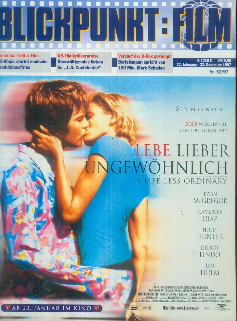 BLICKPUNKT: FILM magazine side cover Issue 52 22 December 1997