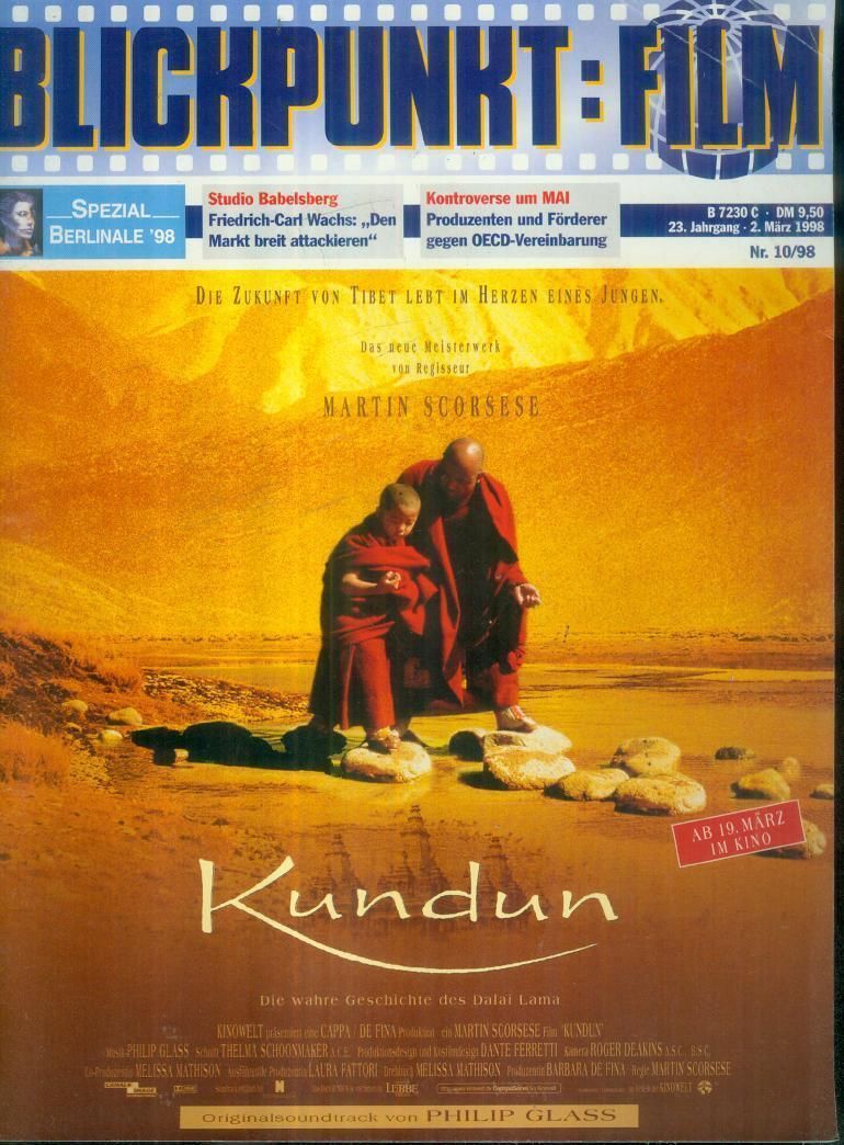 BLICKPUNKT: FILM magazine side cover Issue 10 2 March 1998