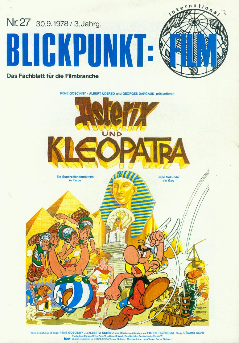 BLICKPUNKT: FILM magazine side cover Issue 27 30 September 1978
