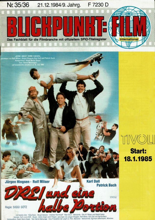 BLICKPUNKT: FILM magazine side cover Issue 35-6 21 December 1984