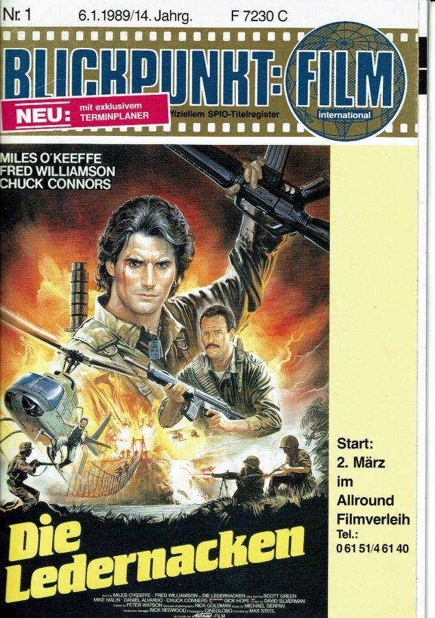 BLICKPUNKT: FILM magazine side cover Issue 1 6 January 1989