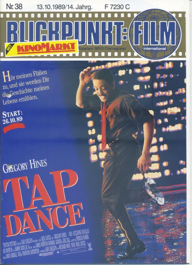 BLICKPUNKT: FILM magazine side cover Issue 38 13 October 1989