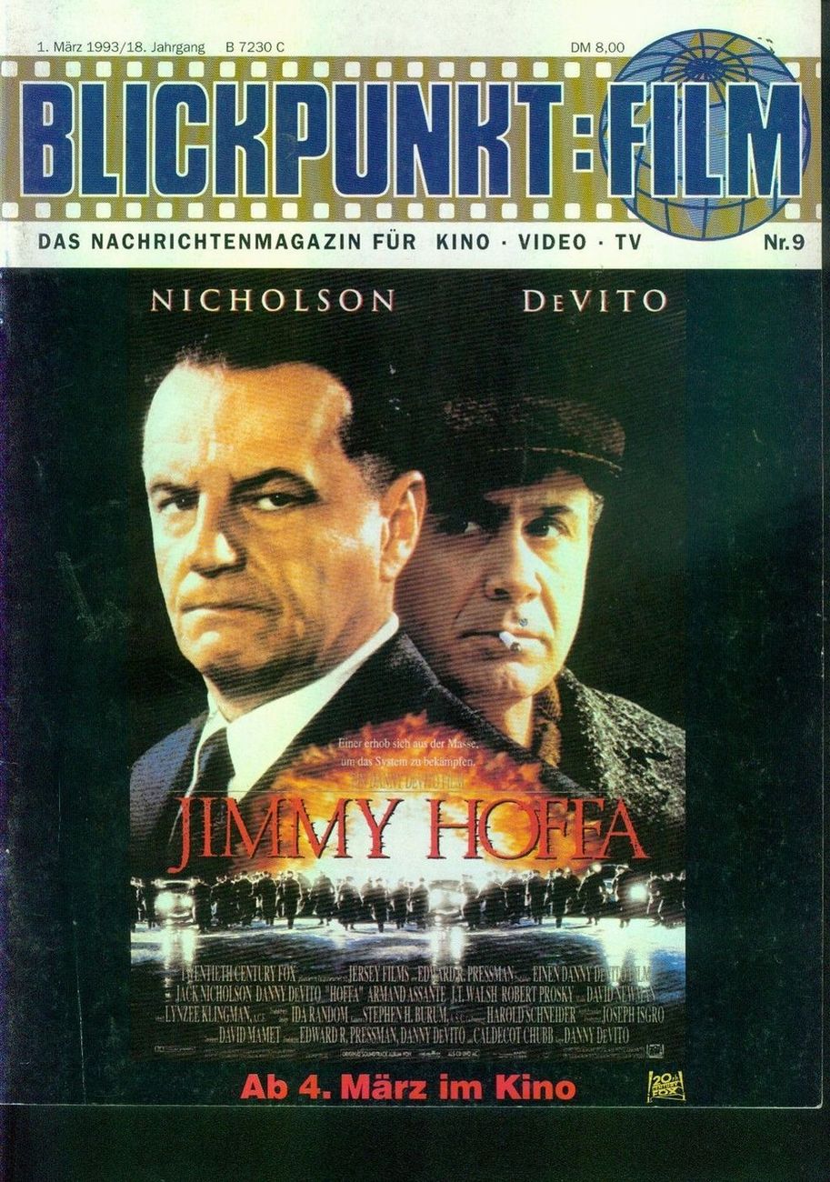 BLICKPUNKT: FILM magazine side cover Issue 9 1 March 1993
