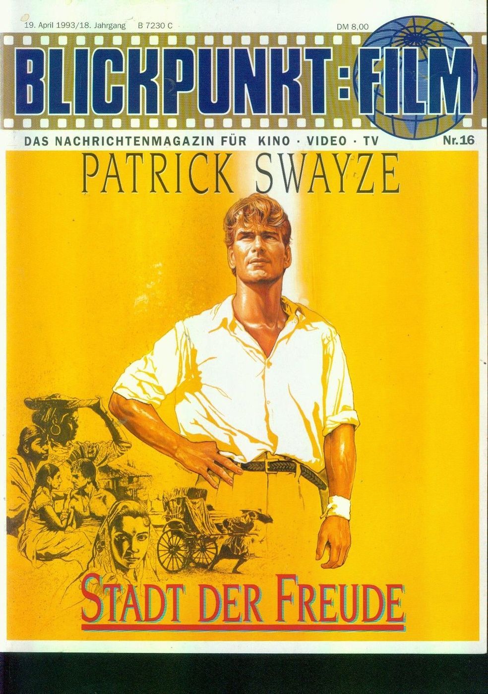 BLICKPUNKT: FILM magazine side cover Issue 16 19 April 1993