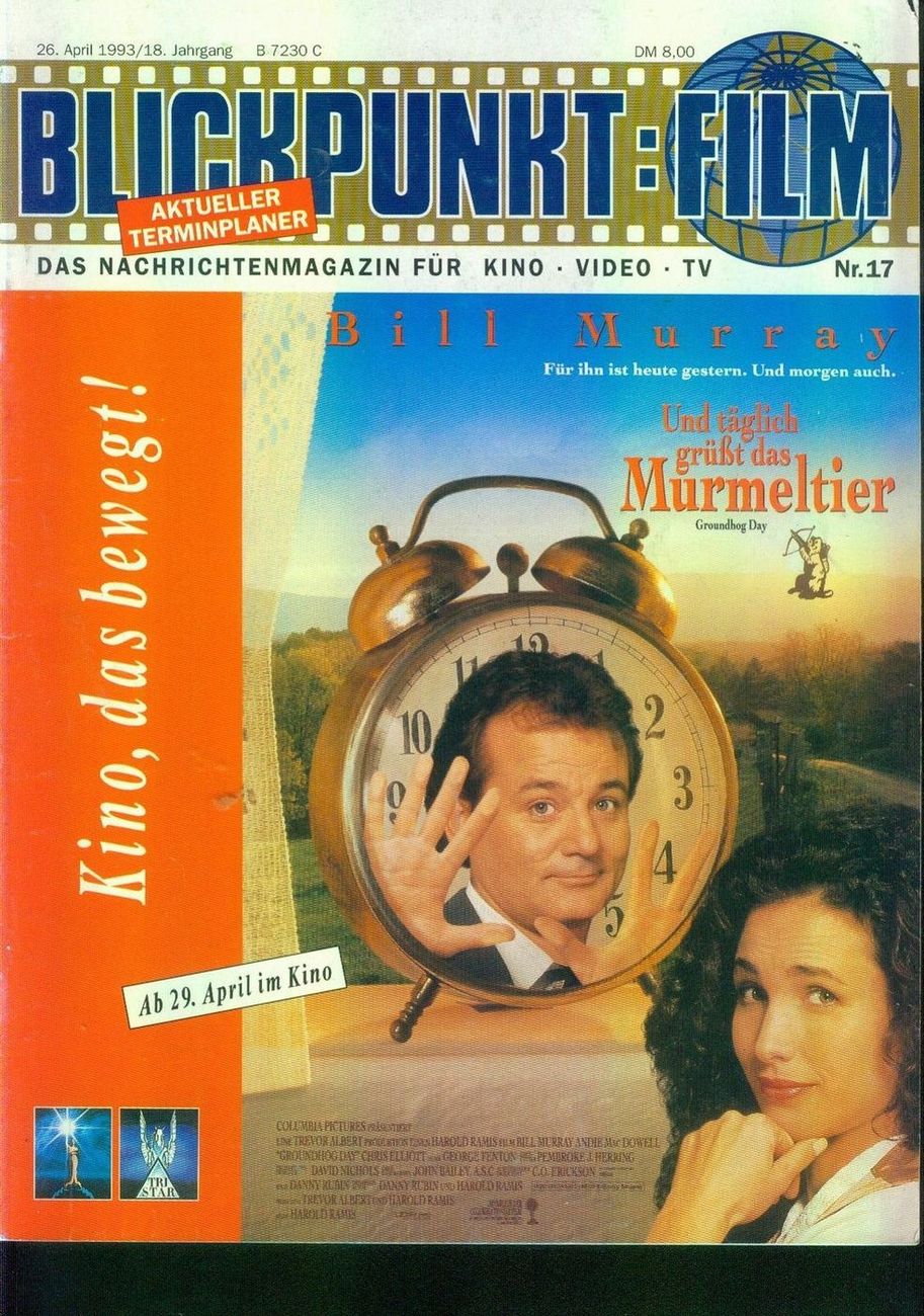 BLICKPUNKT: FILM magazine side cover Issue 17 26 April 1993