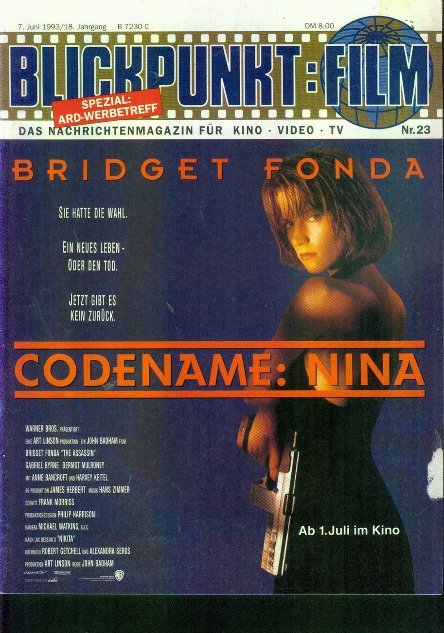 BLICKPUNKT: FILM magazine side cover Issue 23 7 June 1993