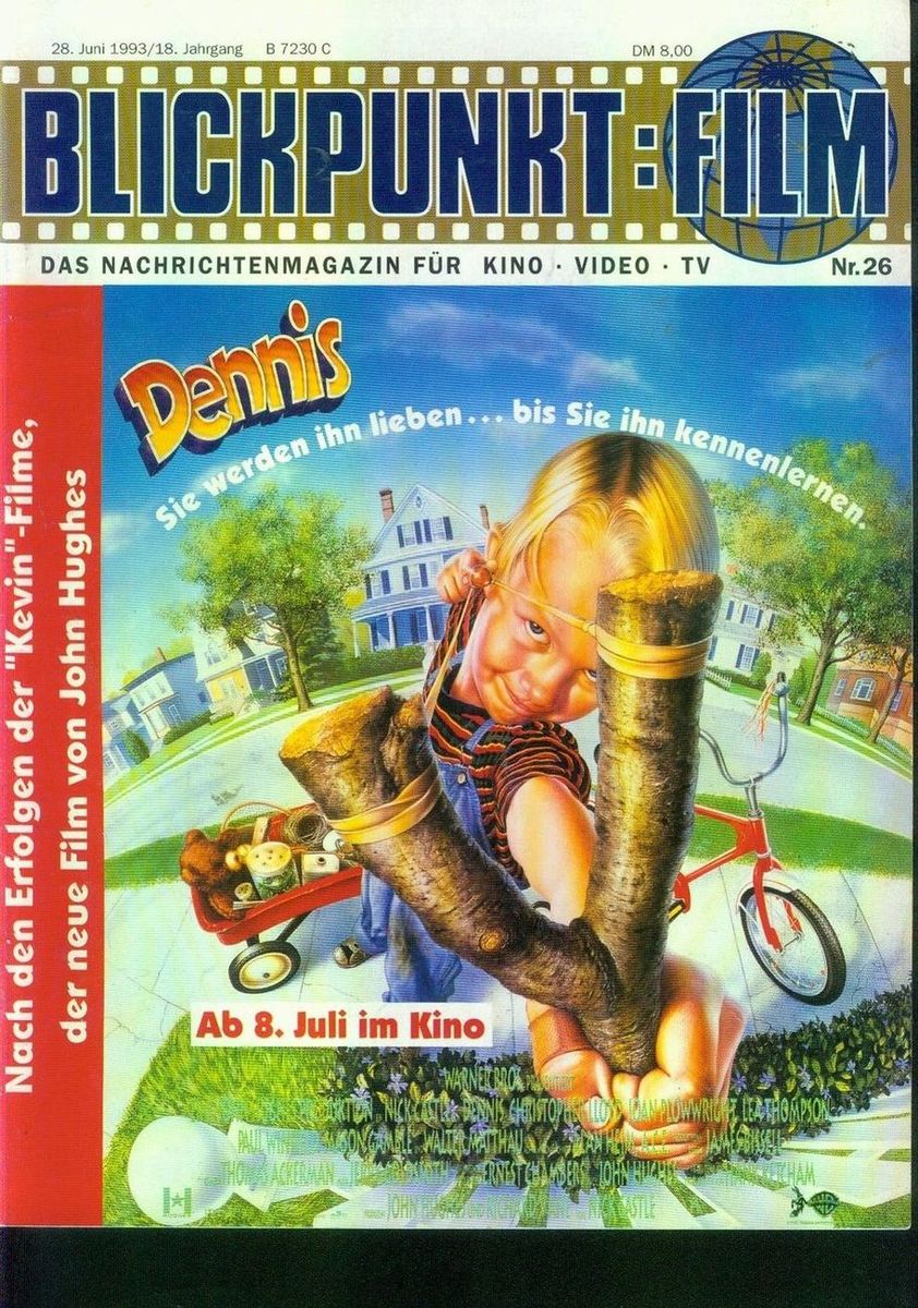 BLICKPUNKT: FILM magazine side cover Issue 26 28 June 1993