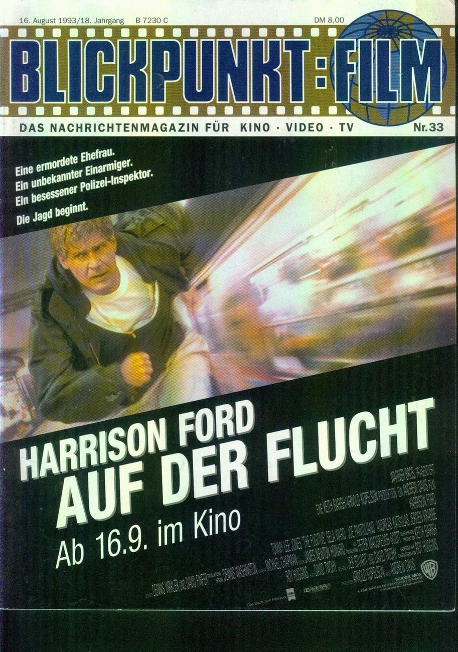 BLICKPUNKT: FILM magazine side cover Issue 33 16 August 1993