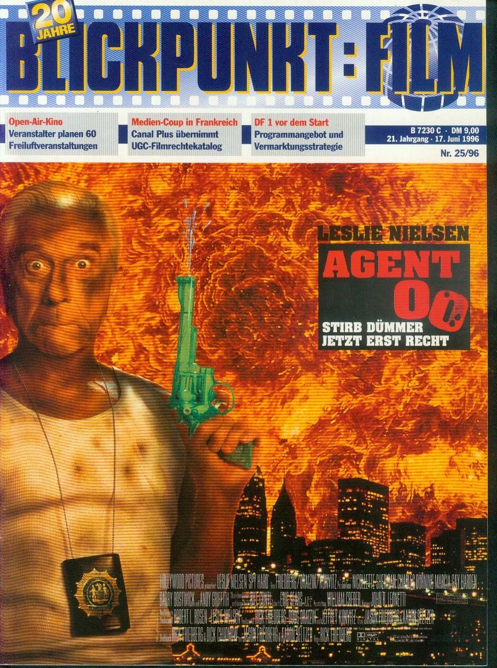 BLICKPUNKT: FILM magazine side cover Issue 25 17 June 1996
