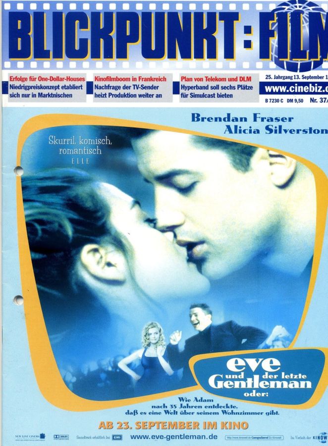 BLICKPUNKT: FILM magazine side cover Issue 37 13 September 1999