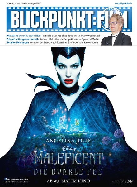 BLICKPUNKT: FILM magazine side cover Issue 18 28 April 2014