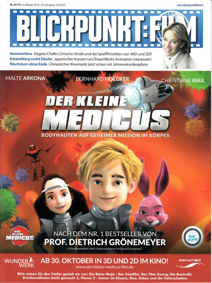 BLICKPUNKT: FILM magazine side cover Issue 41 6 October 2014