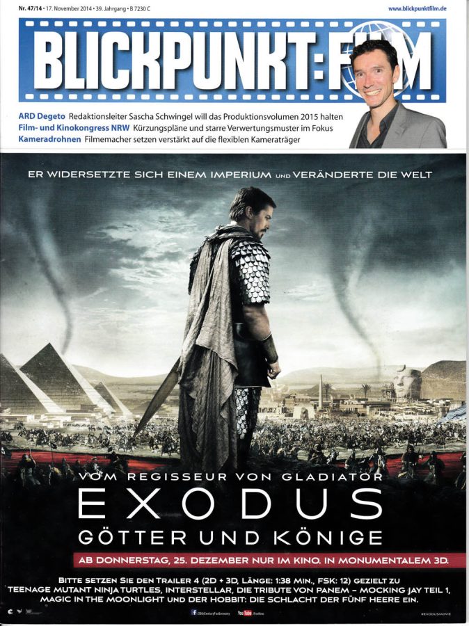 BLICKPUNKT: FILM magazine side cover Issue 47 17 November 2014