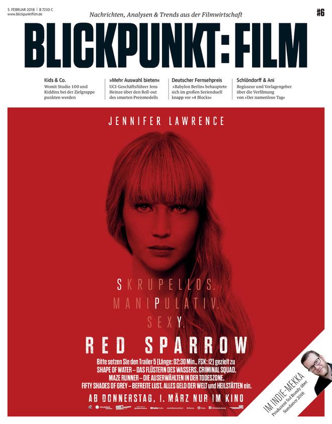 BLICKPUNKT: FILM magazine side cover 5 February 2018