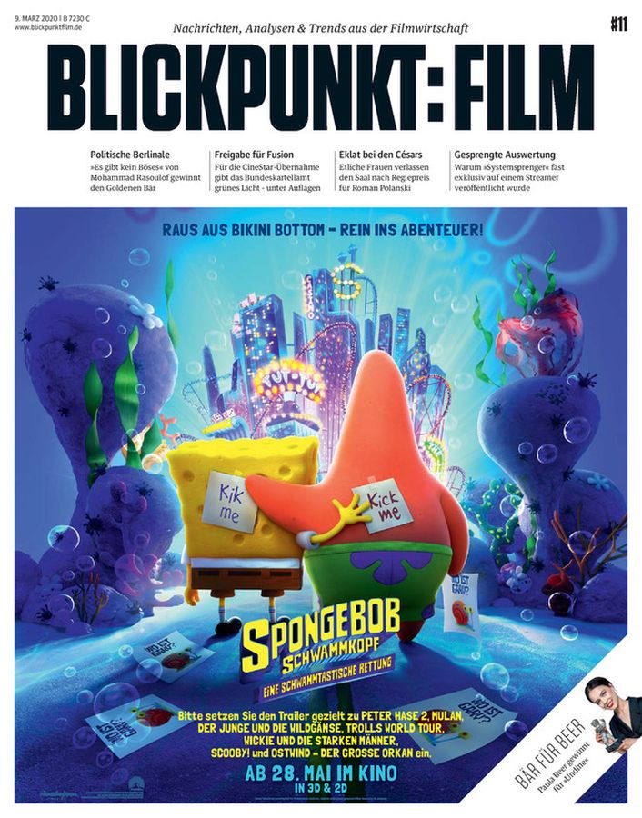 BLICKPUNKT: FILM magazine side cover Issue 11 9 March 2020