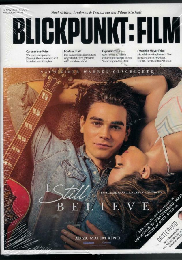 BLICKPUNKT: FILM magazine side cover Issue 12 16 March 2020