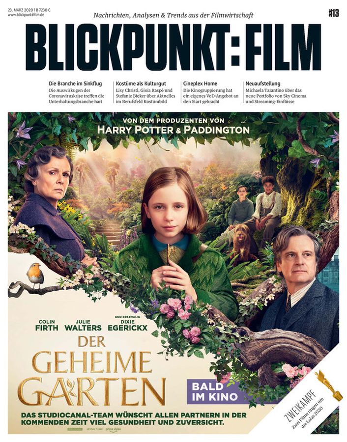 BLICKPUNKT: FILM magazine side cover Issue 13 23 March 2020