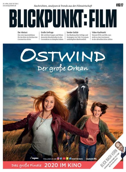BLICKPUNKT: FILM magazine side cover Issue 16-17 20 April 2020