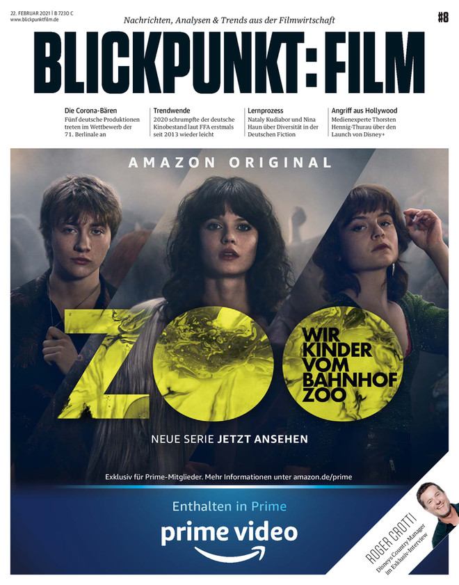 BLICKPUNKT: FILM magazine side cover Issue 8 22 February 2021