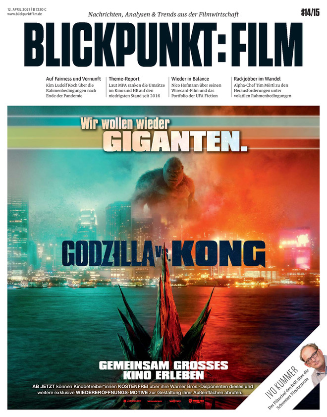 BLICKPUNKT: FILM magazine side cover Issue 14-15 12 April 2021