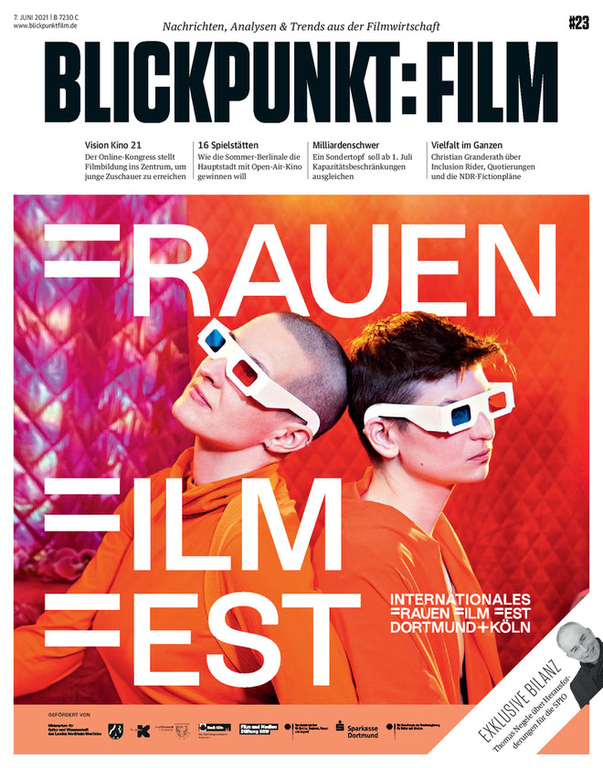 BLICKPUNKT: FILM magazine side cover Issue 23 7 June 2021
