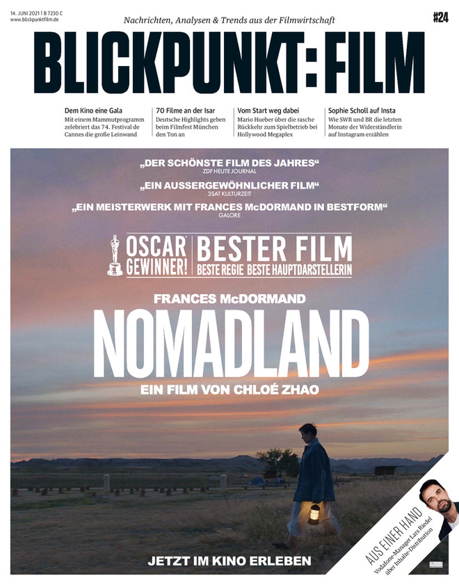 BLICKPUNKT: FILM magazine side cover Issue 24 14 June 2021