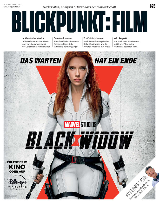 BLICKPUNKT: FILM magazine side cover Issue 25 21 June 2021