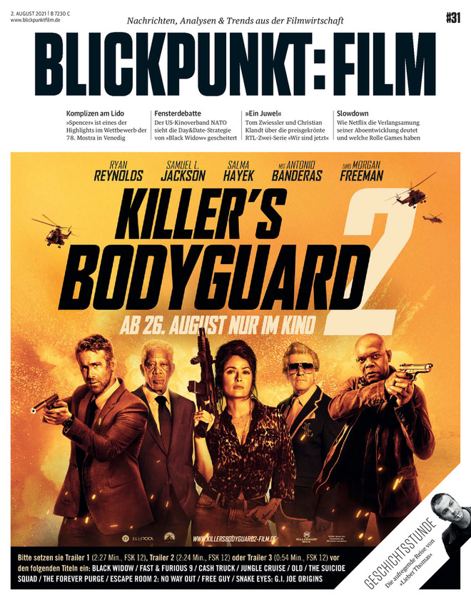 BLICKPUNKT: FILM magazine side cover Issue 31 2 August 2021