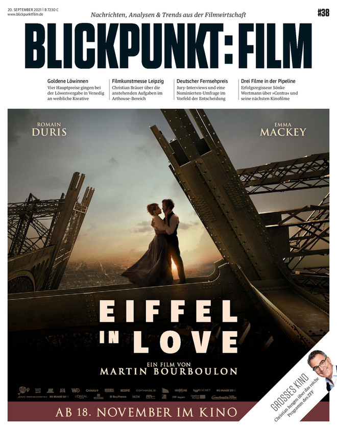 BLICKPUNKT: FILM magazine side cover Issue 38 20 September 2021