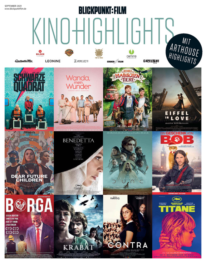 BLICKPUNKT: FILM magazine side cover  Special  September 2021