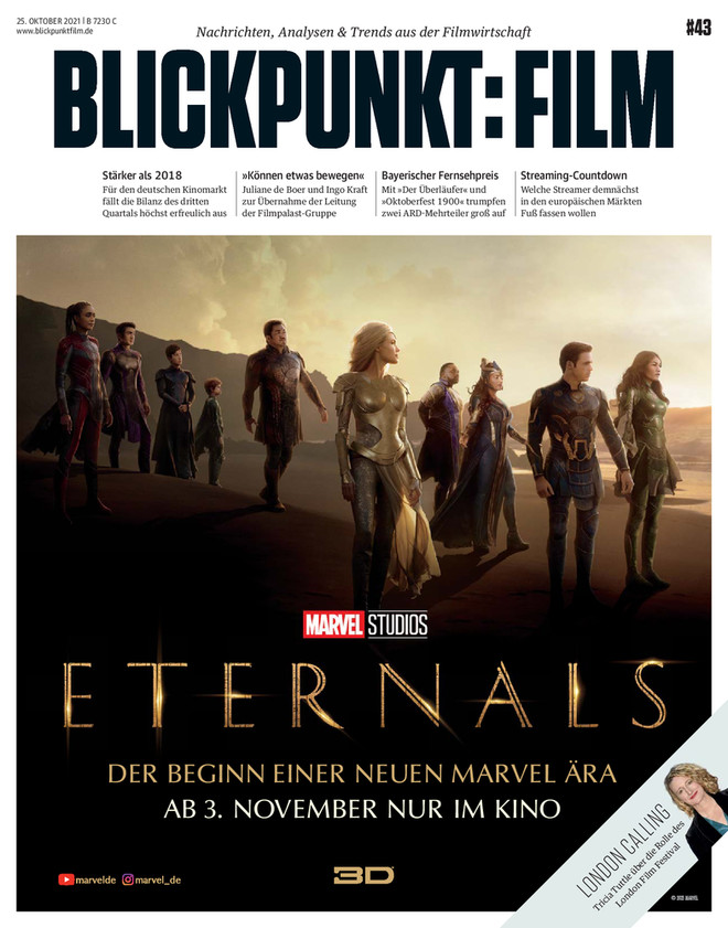 BLICKPUNKT: FILM magazine side cover Issue 43 25 October 2021