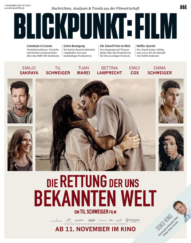 BLICKPUNKT: FILM magazine side cover Issue 44 1 November 2021