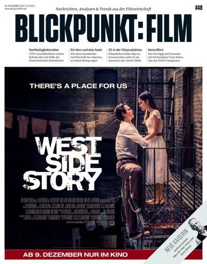 BLICKPUNKT: FILM magazine side cover Issue 48 9 December 2021