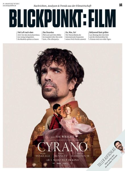 BLICKPUNKT: FILM magazine side cover Issue 4 24 January 2022