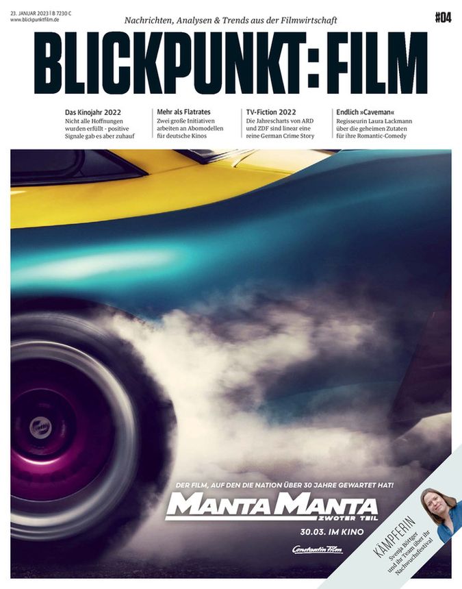 BLICKPUNKT: FILM magazine side cover Issue 4 19 January 2023
