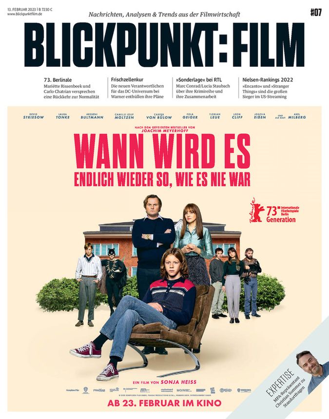BLICKPUNKT: FILM magazine side cover Issue 7 9 February 2023