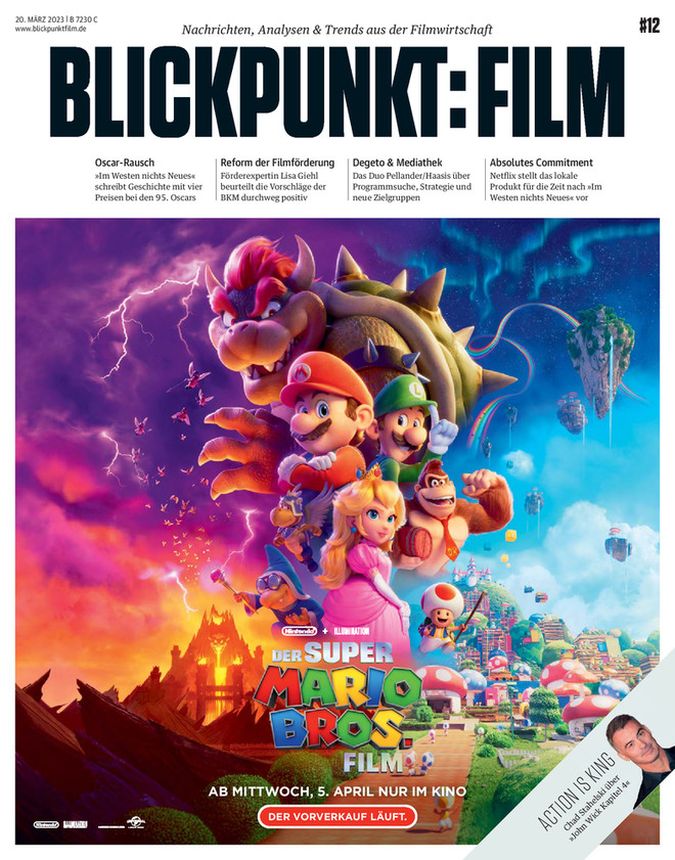 BLICKPUNKT: FILM magazine side cover Issue 12 16 March 2023