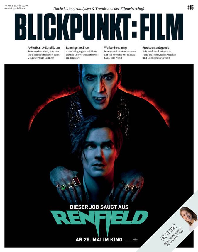 BLICKPUNKT: FILM magazine side cover Issue 15 6 April 2023